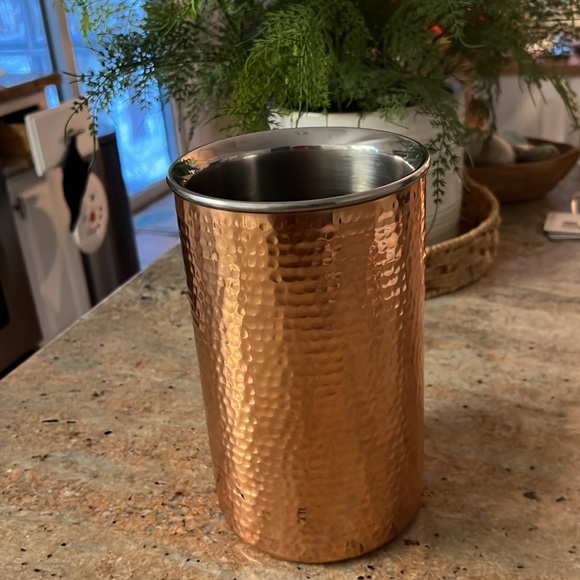 Williams Sonoma Kitchen Nwt New William Sonoma Brass Wine Cooler